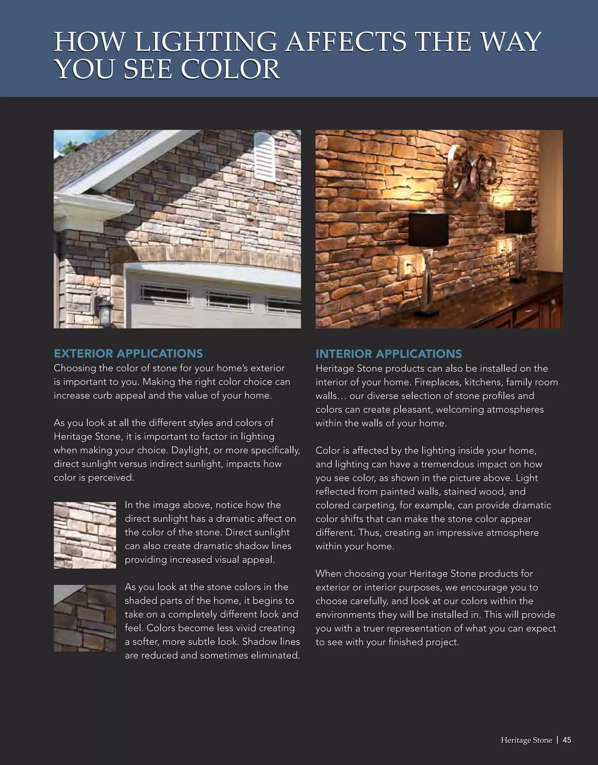 Provia Heritage Stone Catalog PDF Antiquing and Antiques Hobbies