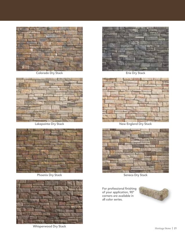 Provia Heritage Stone Catalog PDF Antiquing and Antiques Hobbies