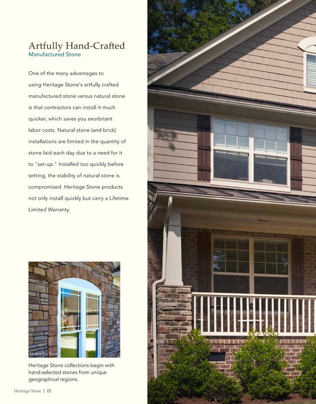 Provia Heritage Stone Catalog PDF Antiquing and Antiques Hobbies