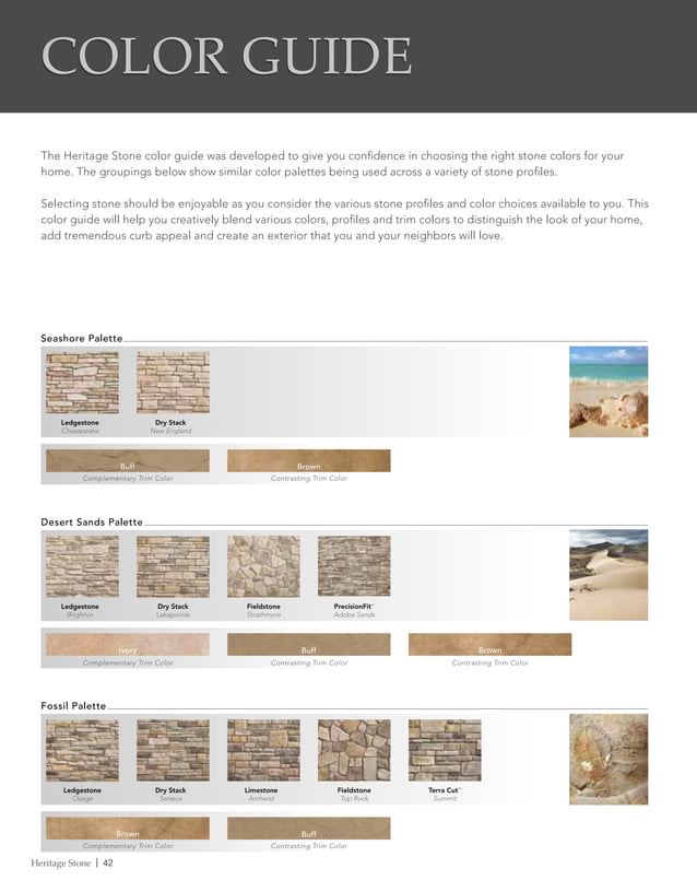Provia Heritage Stone Catalog