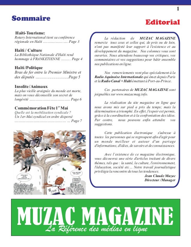Publication En Ligne Muzac Magazine Mai 2018