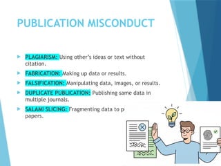 PUBLICATION ETHICS in medical field ethics committee | PPTX