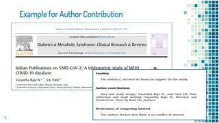 Example for Author Contribution
12
 