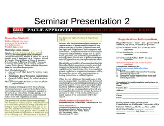 Seminar Presentation 2
 