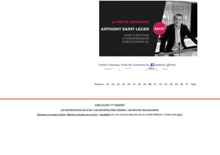 Posted in Business, Public life | Comments (0) | Facebook | Print |
| | |
Previous 42 43 44 45 46 47 48 49 50 51 52 53 54 55 56 57 Next
Créer un blog sur Hautetfort
Les derniers blogs mis à jour | Les dernières notes publiées | Les tags les plus populaires
Déclarer un contenu illicite | Mentions légales de ce blog | Hautetfort est une marque déposée de la société talkSpirit | Créez votre blog !
J’aime 0 Tweet Share
 