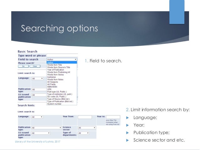Dissertation and thesis database vs website
