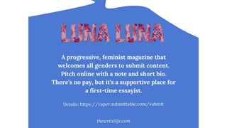 Magazines that accept freelance submissions 2021 picture