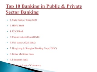 Public banks in india