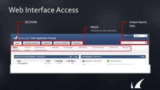 Web Interface Access
SECTIONS
PAGES
(relative to the sections)
Instant Search
Help
 