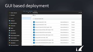GUI based deployment
 