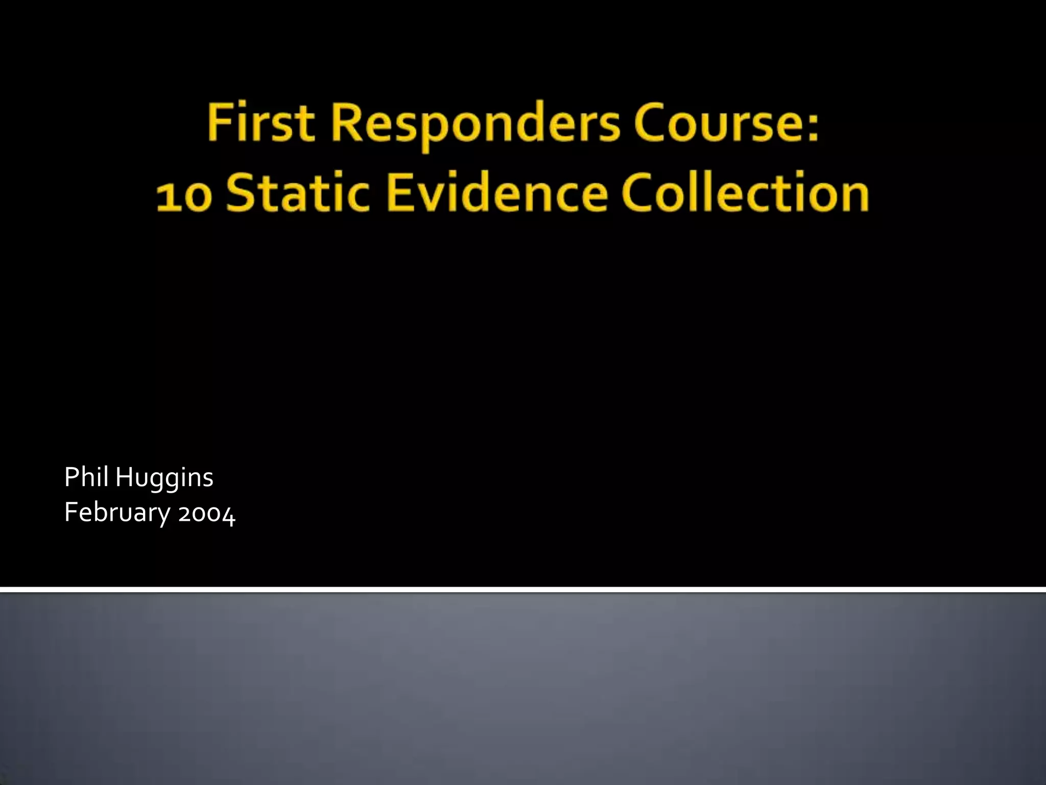 Phil Huggins
February 2004
 