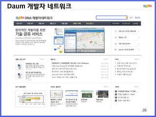 Daum 개발자 네트워크
36
 