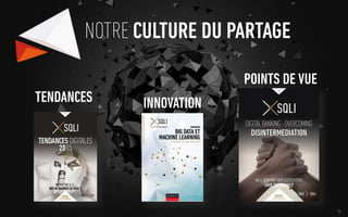 POURQUOI NOUS
78
NOUS AVONS
1ère agence intégrée
UX & marketing
>100 consultants métier & IT
Un lab innovation
2 % de notre chiffre d’affaires
sont réinvestis en R&D chaque année
1er intégrateur Hybris en EMEA
L’unique partenaire certifié dans ces
3 environnements : Hybris, SAP et Open Text
MICROSOFT
1er partenaire digital - des solutions marketing
aux applications métier dans le cloud
> 300 formations techniques
Nous sommes des spécialistes de
l’outsourcing (20 % de notre CA)
Une méthodologie unique
CMMI & AGILE
Qualité ISO 9001:2008 (Toulouse,
Rabat)
NOUS MAÎTRISONS NOUS MAÎTRISONS
LES TECHNOLOGIES LES PROJETSLES IDÉES
 