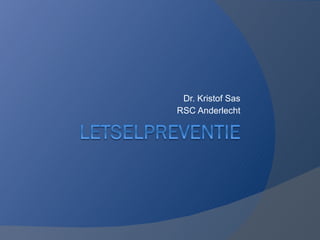 Dr. Kristof Sas RSC Anderlecht 