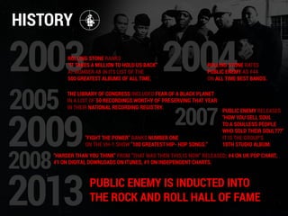 Public Enemy: Feel The Power of the Public Enemy Brand