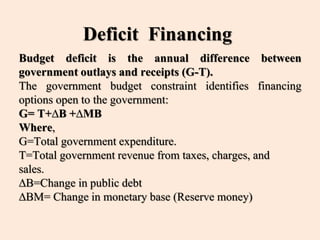 Public Finance | PPTX