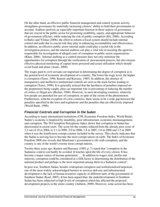 Public financial management in sudan | PDF