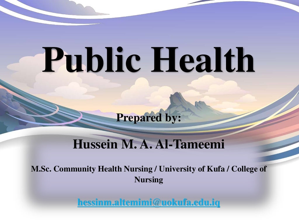 Public health powerpoint