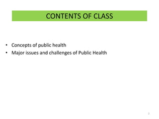 Public Health - Introduction | PPTX