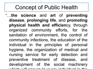 Public health and infectious disease | PPTX