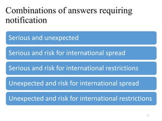 Serious Risks Public health emergencies | PPTX