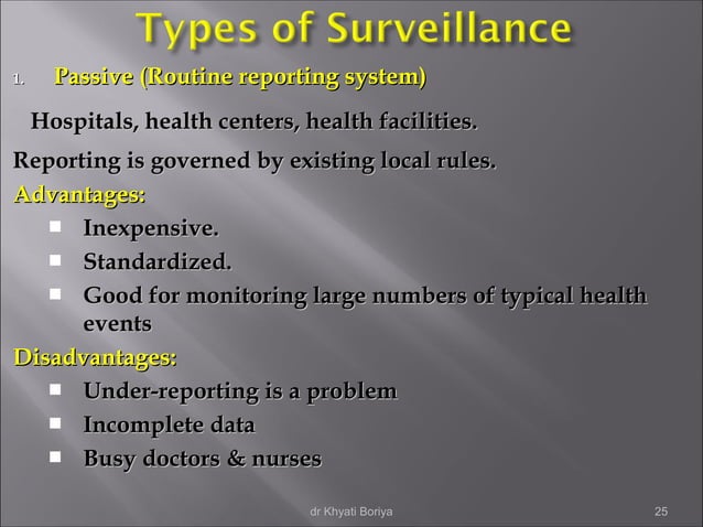 Public health surveillance | PPT