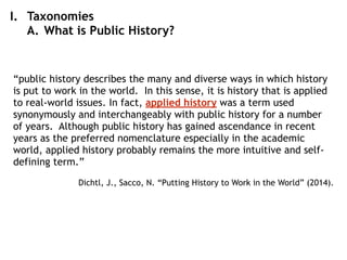Public History / Digital History | PDF
