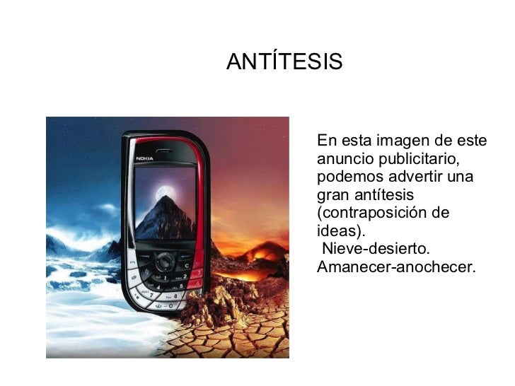Ejemplos De Antitesis En Anuncios Publicitarios
