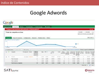 Indice de Contenidos


                       Google Adwords
 