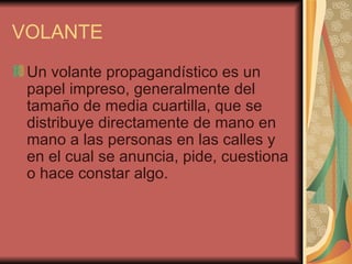 VOLANTE ,[object Object]