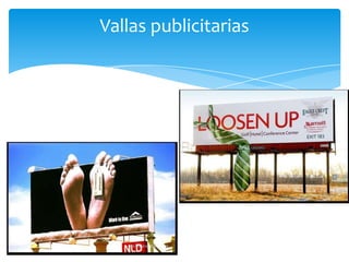 Vallas publicitarias
 