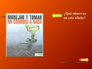 ¿Qué observas en este afiche?  