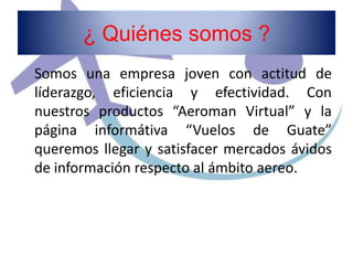 Publicidad Aeroman Virtual