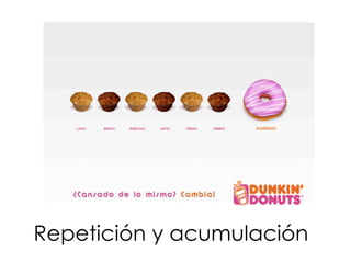 Repetición y acumulación
 