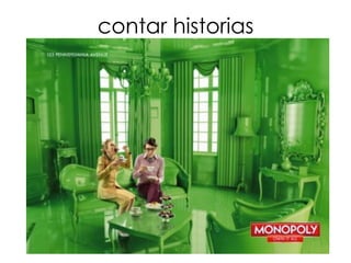 contar historias
 