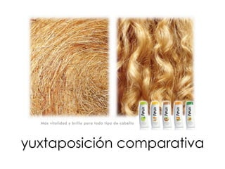 yuxtaposición comparativa
 