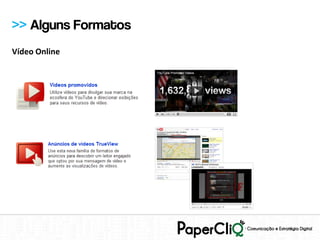 >> Alguns Formatos
Vídeo Online
 