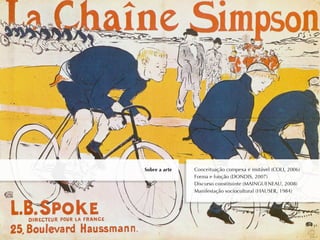 Publicidade e arte apresentação