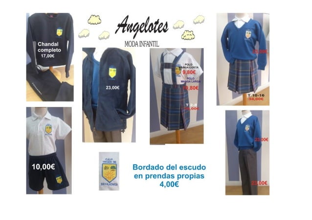 venta de uniformes escolares