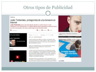 Otros tipos de Publicidad 
