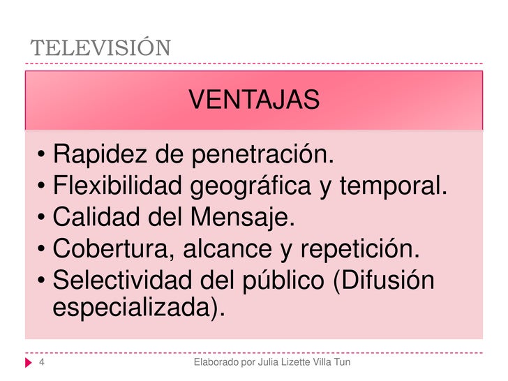 Ventajas Y Desventajas De La Publicidad Televisiva