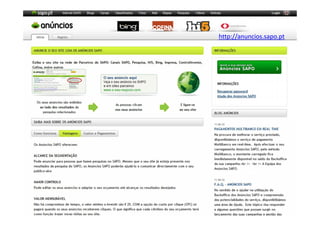 http://anuncios.sapo.pt




El Corte Inglés | Portal do Sucesso | Facebook vs Google | vascomarques.net
 