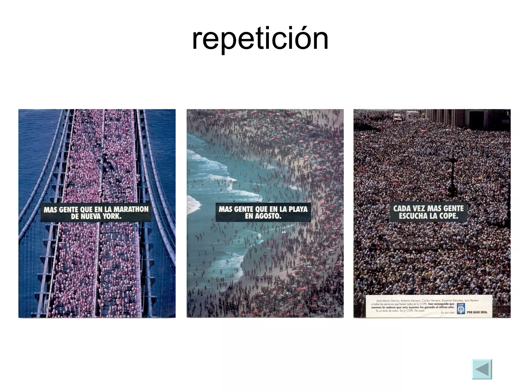 repetición