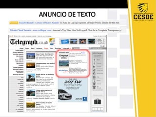 ANUNCIO DE TEXTO 
 
