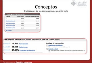 Conceptos

Indicadores de los contenidos de un sitio web

 