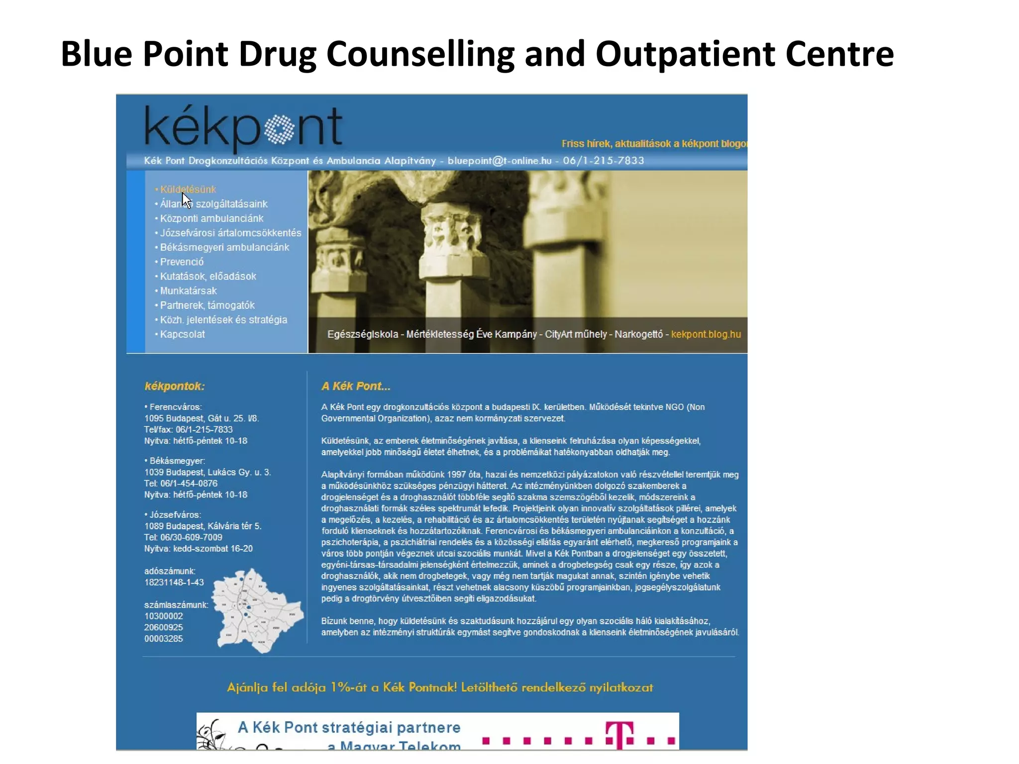 Blue Point Drug Counselling and Outpatient Centre 