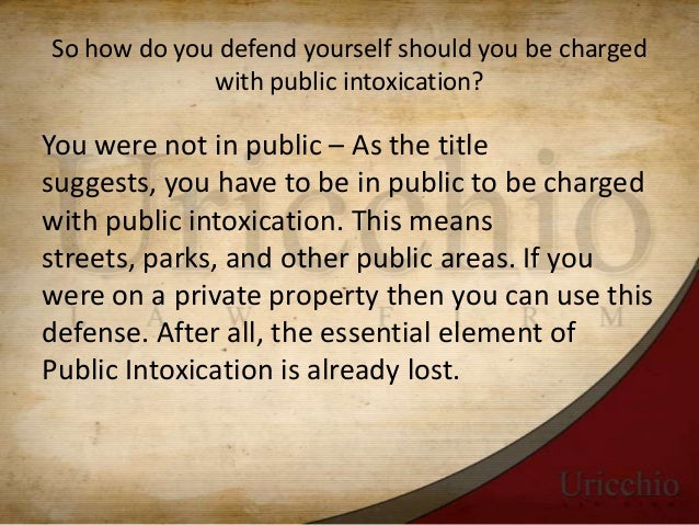 Public Intoxication Lawyer