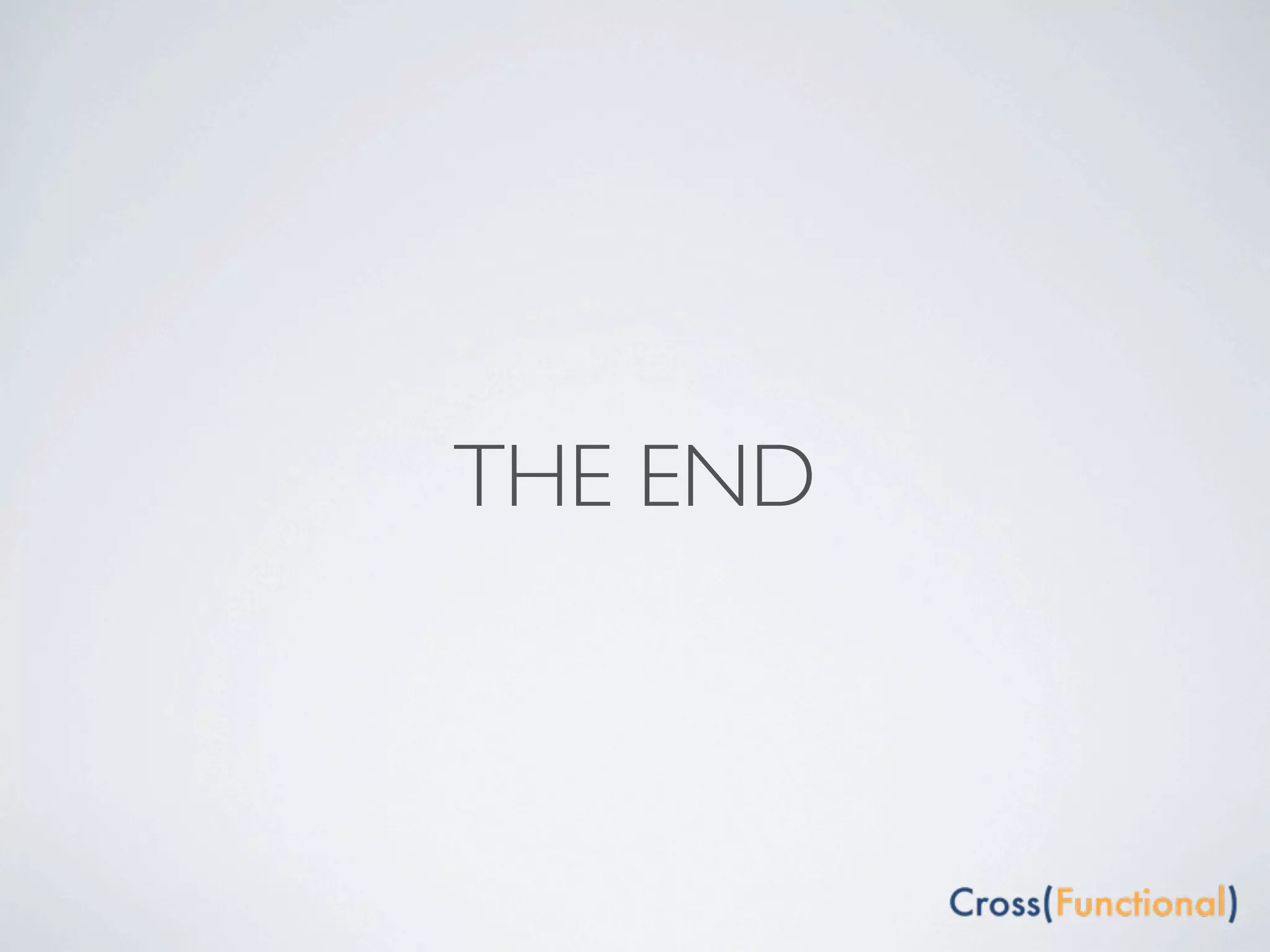 THE END
 