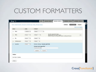 CUSTOM FORMATTERS
 