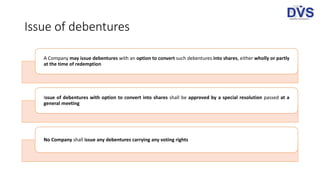 Debenture Issue Public issue of debentures | PPTX